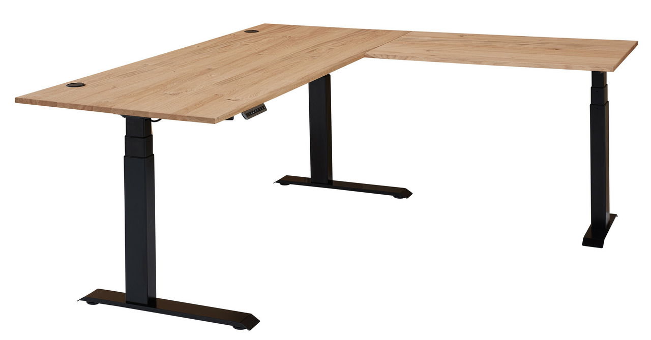 Linea Natura E-Eckschreibtisch Furnier SONOS