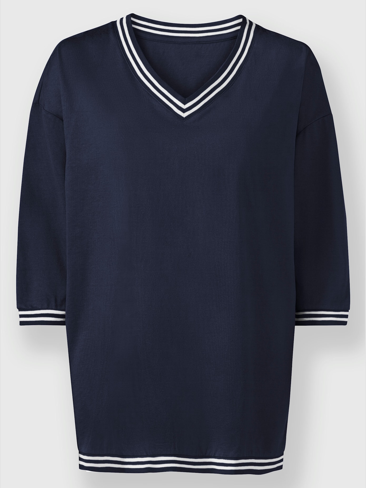 T-shirt ruban rayé sportif