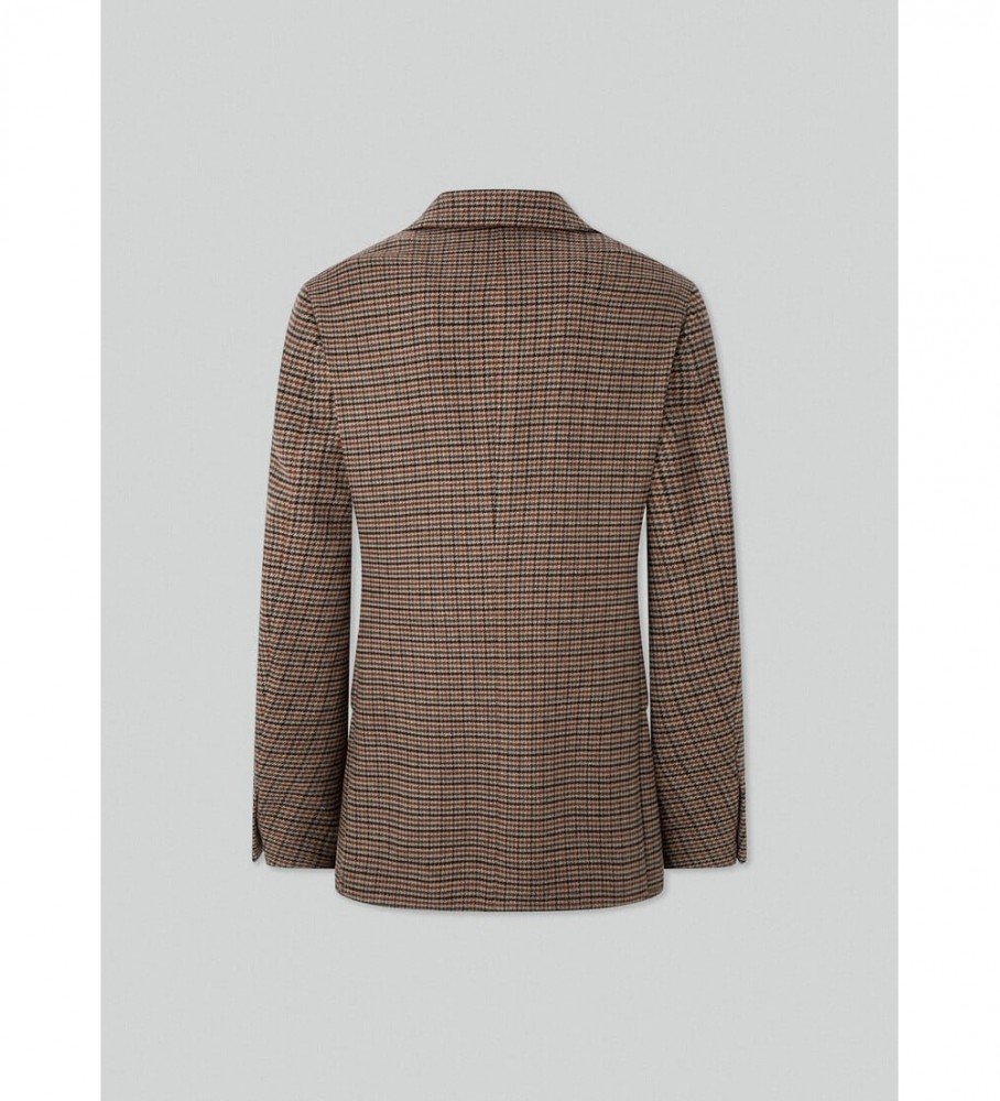 American Hackett Brown Houndstooth