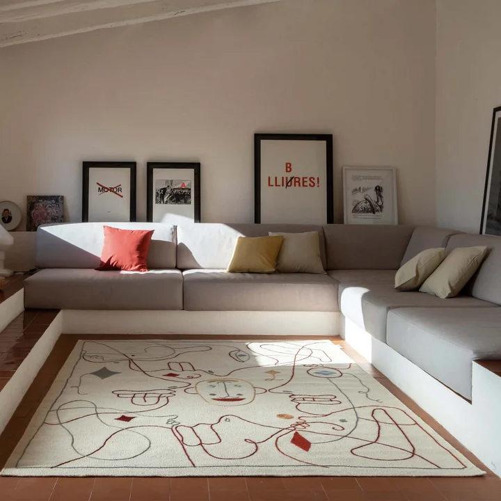 nanimarquina - Silhouette Kilim Teppich, 170 x 240 cm, mehrfarbig