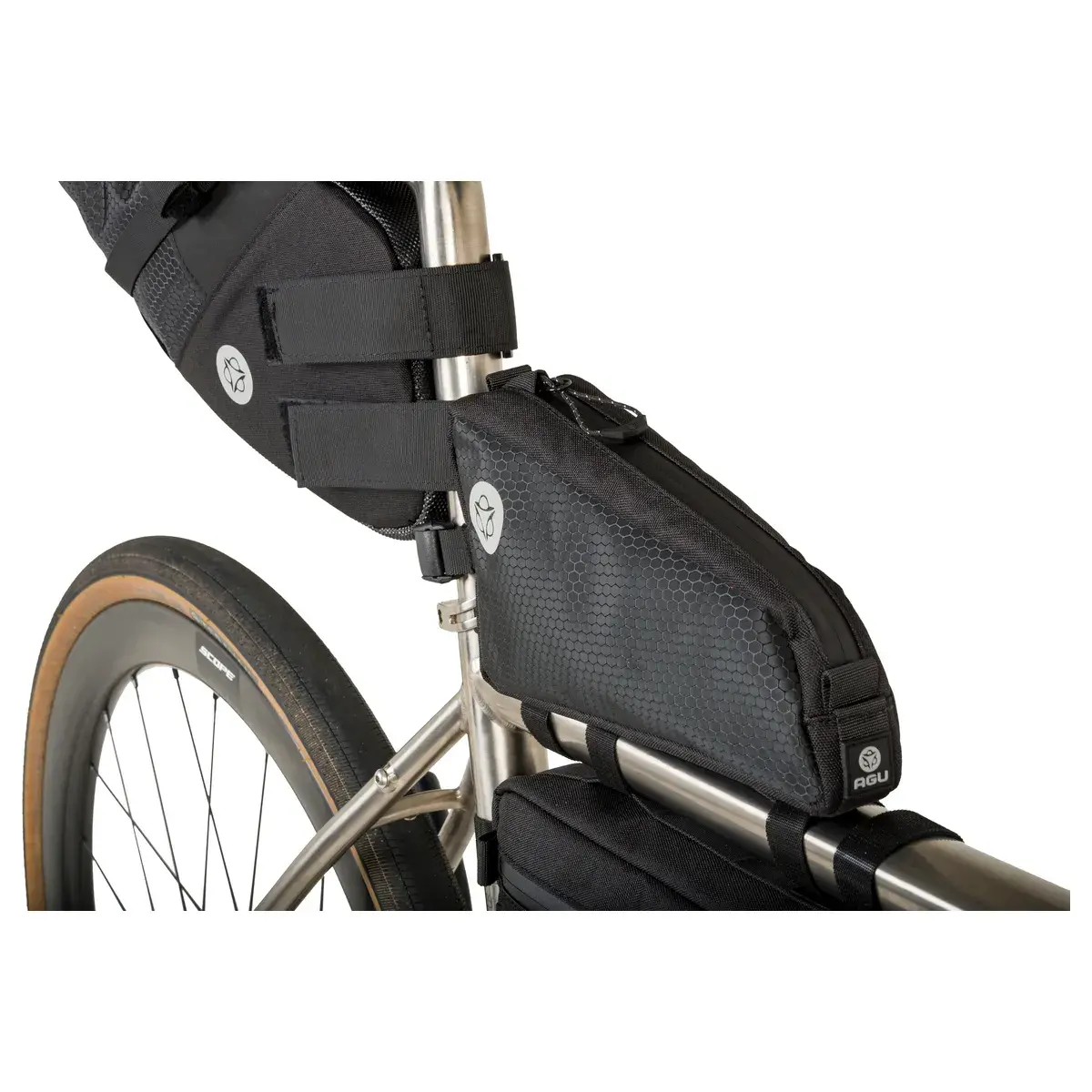 AGU Venture 0.7L Frametas Zwart/Zilver