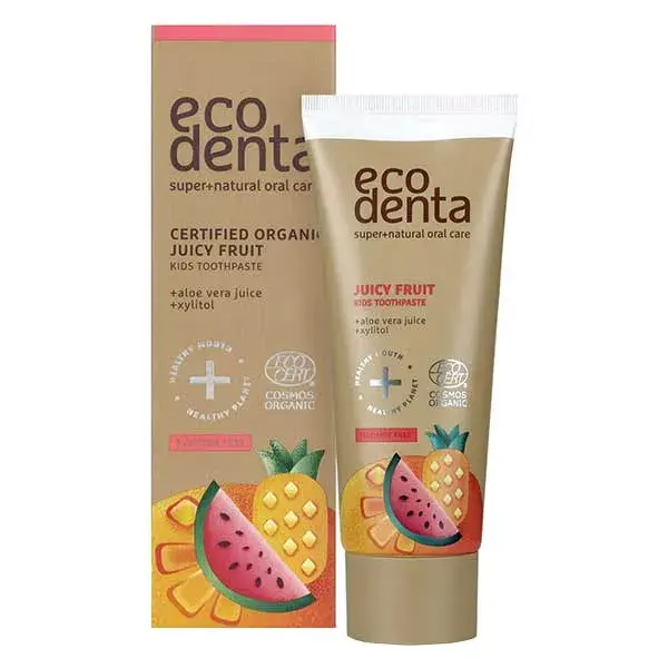 Pasta de dentes orgânica Ecodenta para crianças 75ml