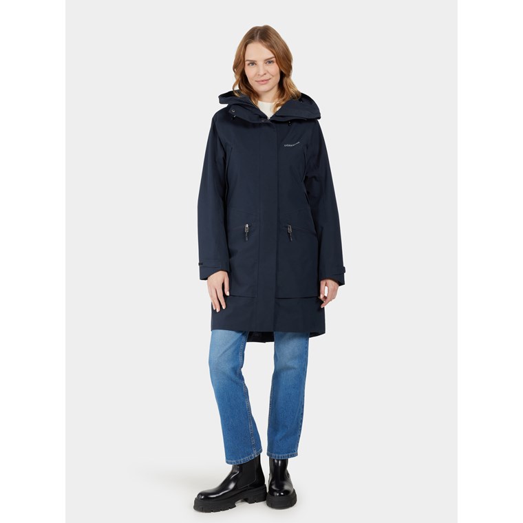 Didriksons Ilma Wns Parka 8 Dark Night Blue
