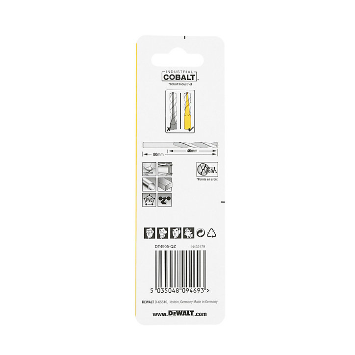 Foret métal ø 4,5 mm DeWalt Extreme