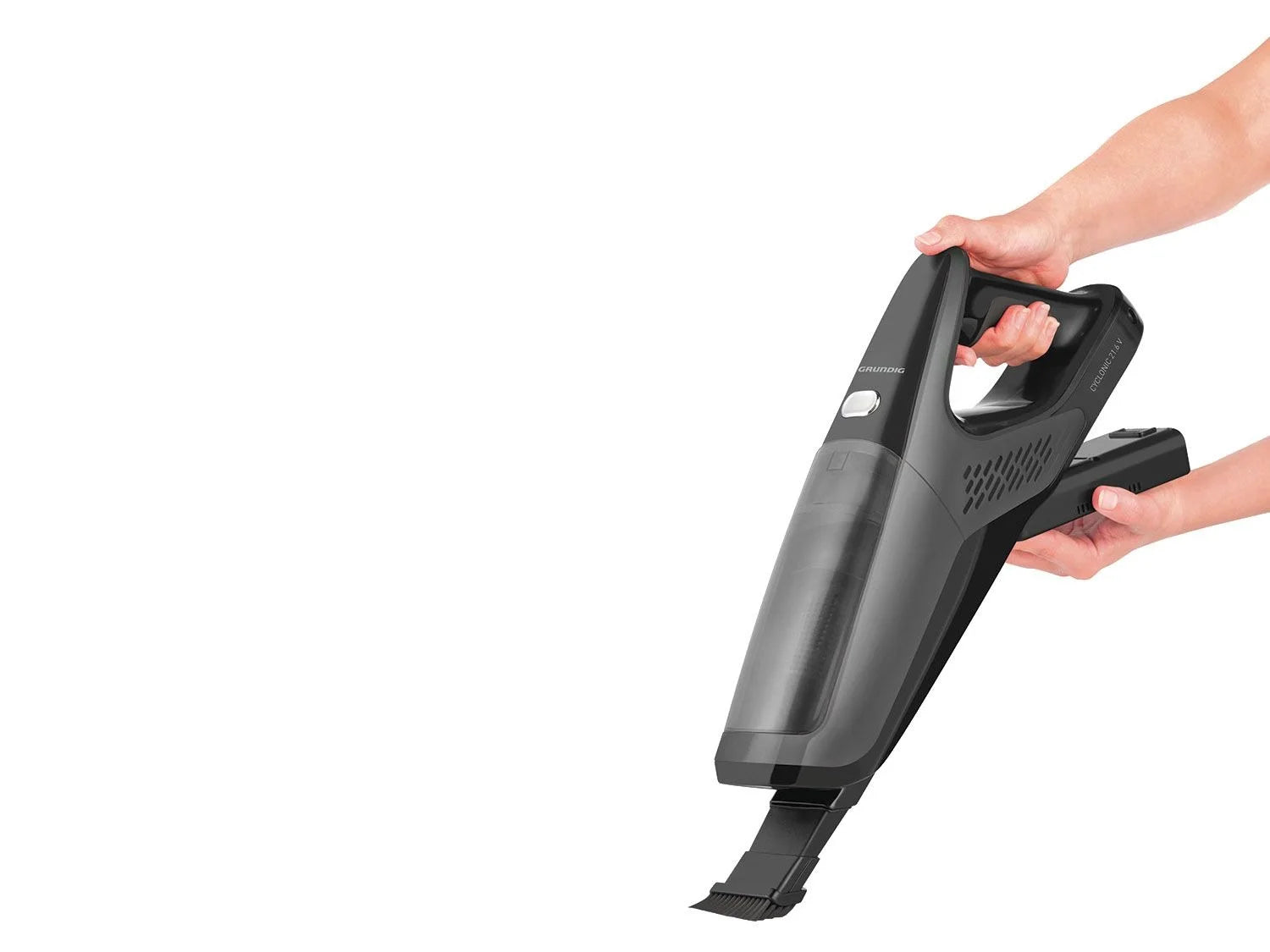 Grundig &raquo;VCH 9932&laquo; handheld vacuum cleaner, running time 75 minutes, cyclone technology
