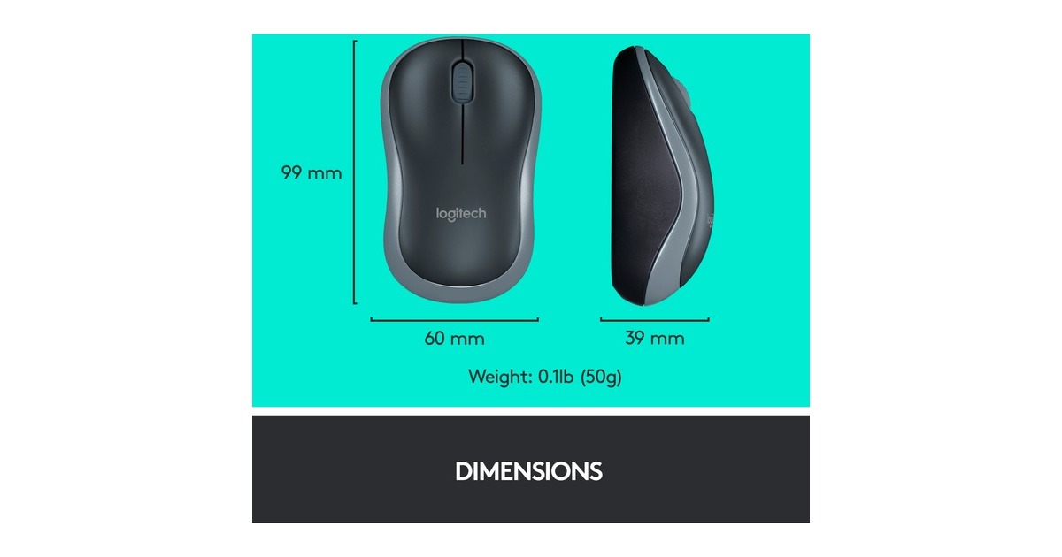 LogitechWireless Combo MK270, desktopset  (Zwart, EU lay-out (QWERTY), Rubberdome)