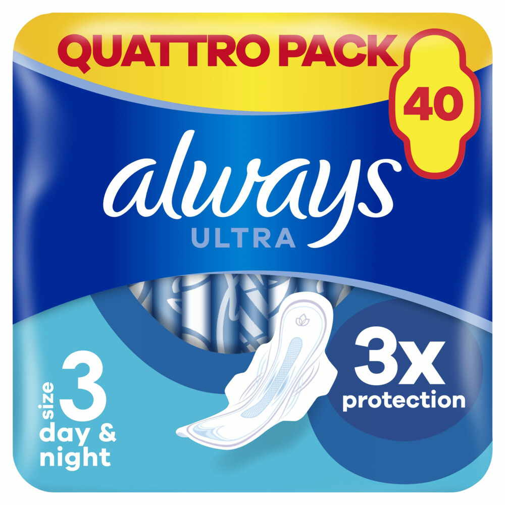 Always Maandverband Ultra Secure Night40 stuks