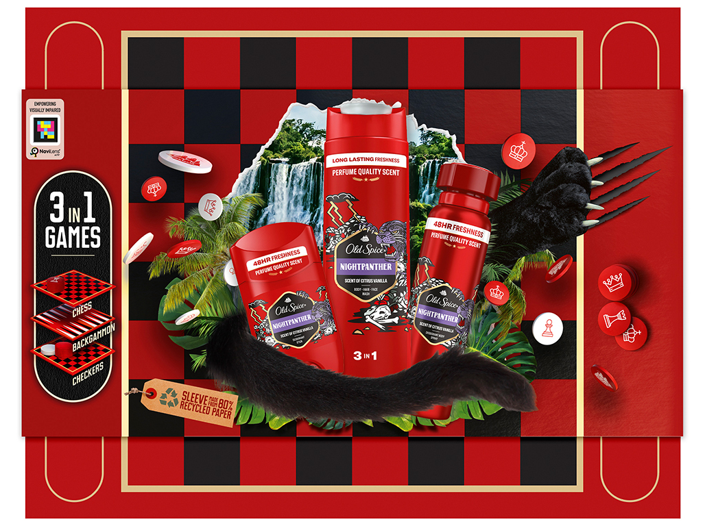 CONJUNTO OLD SPICE STICK SPRAY  GEL 3 JOGOS