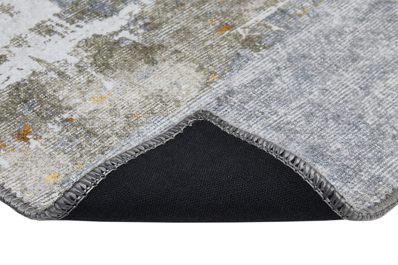 Teppich ALMONTE 155 x 230 cm creme/senfgelb