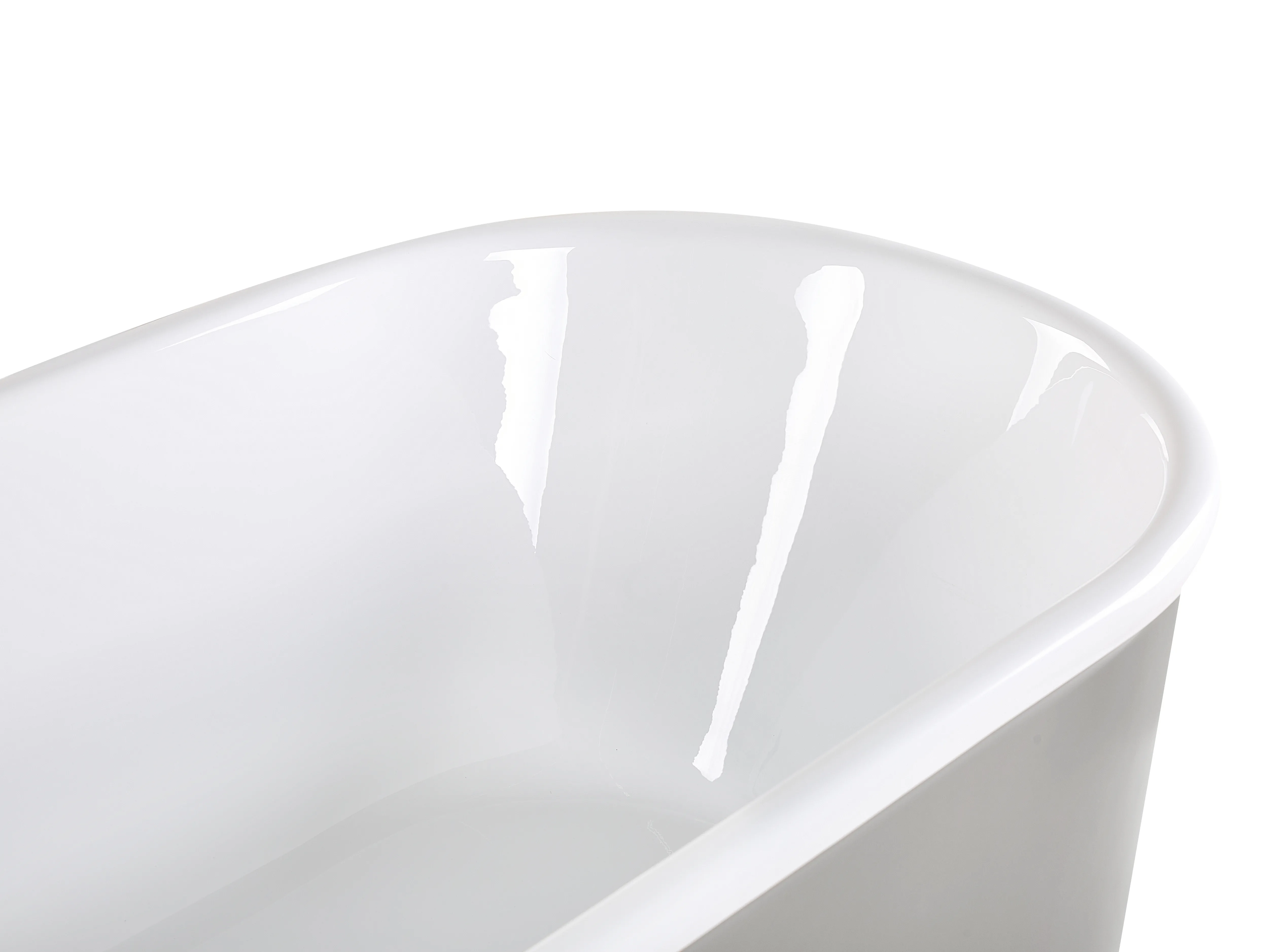 Vrijstaand bad PINEL 170 x 80 cm Zilver