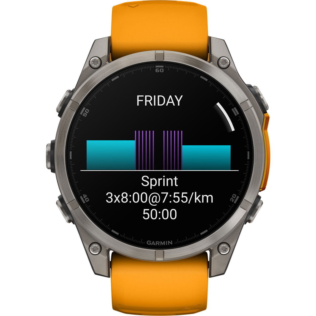Garmin Fenix 8 - 47 mm Amoled Sapphire GPS Pulsur