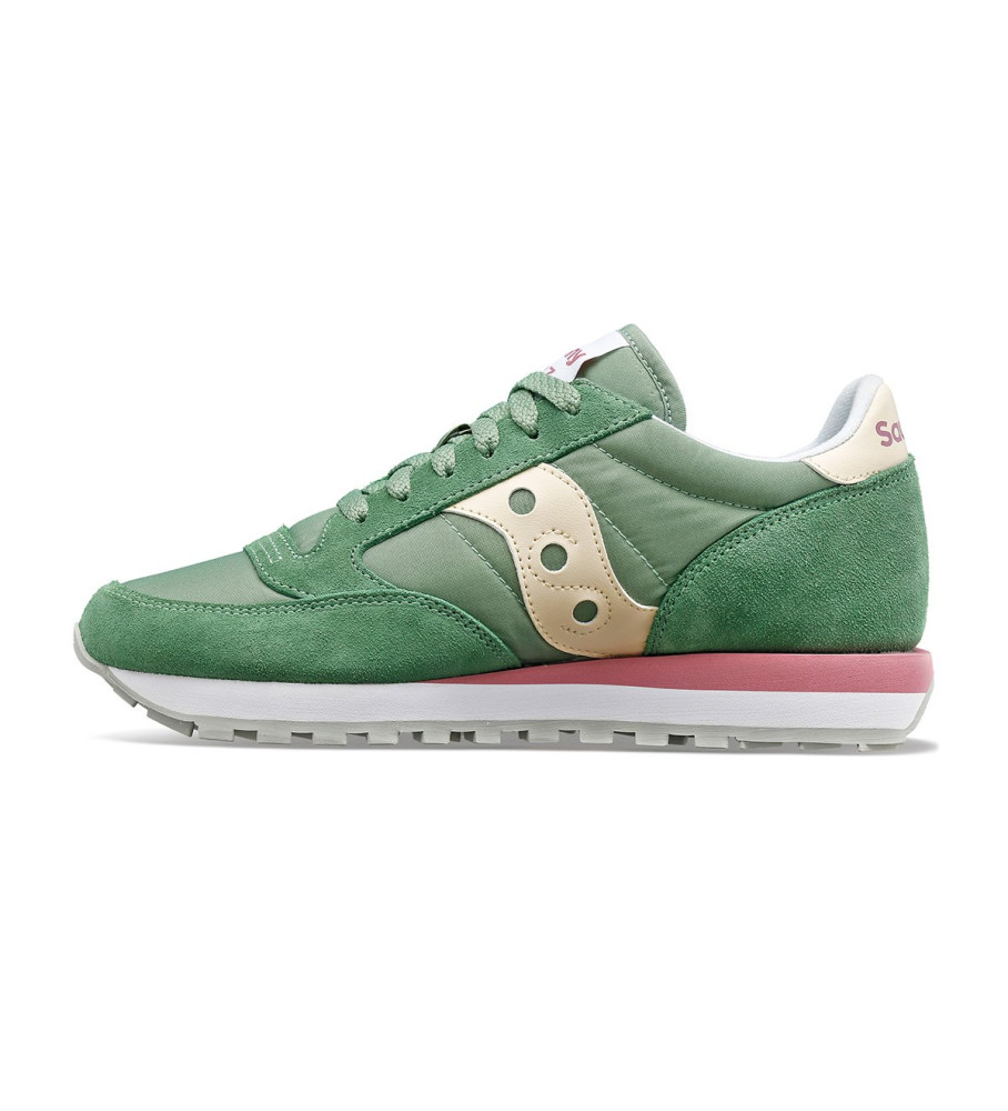 Tênis Saucony Jazz Original de couro, verde
