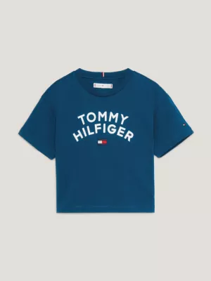 Camiseta com logo e modelagem relaxada