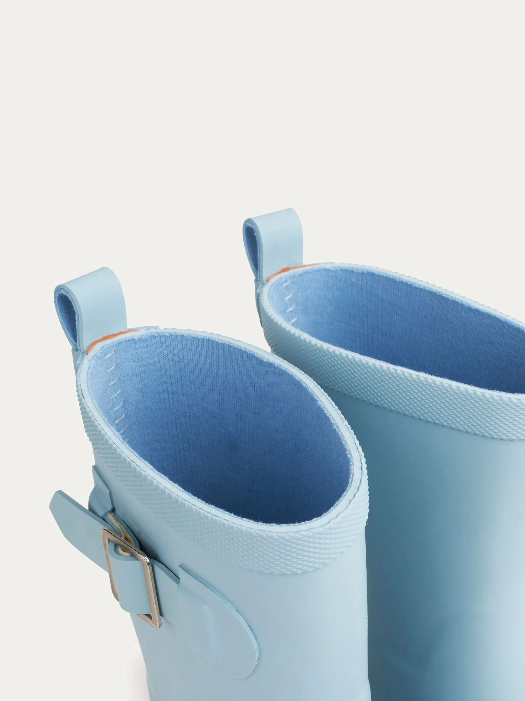 Blauw - KIDLY By MORI regenlaarzen met katoenen voering