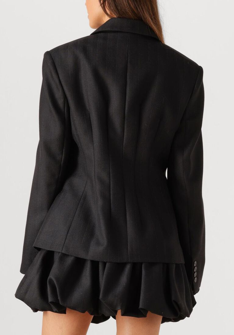 antraciet herskind blazer sailor wool fitted blazer