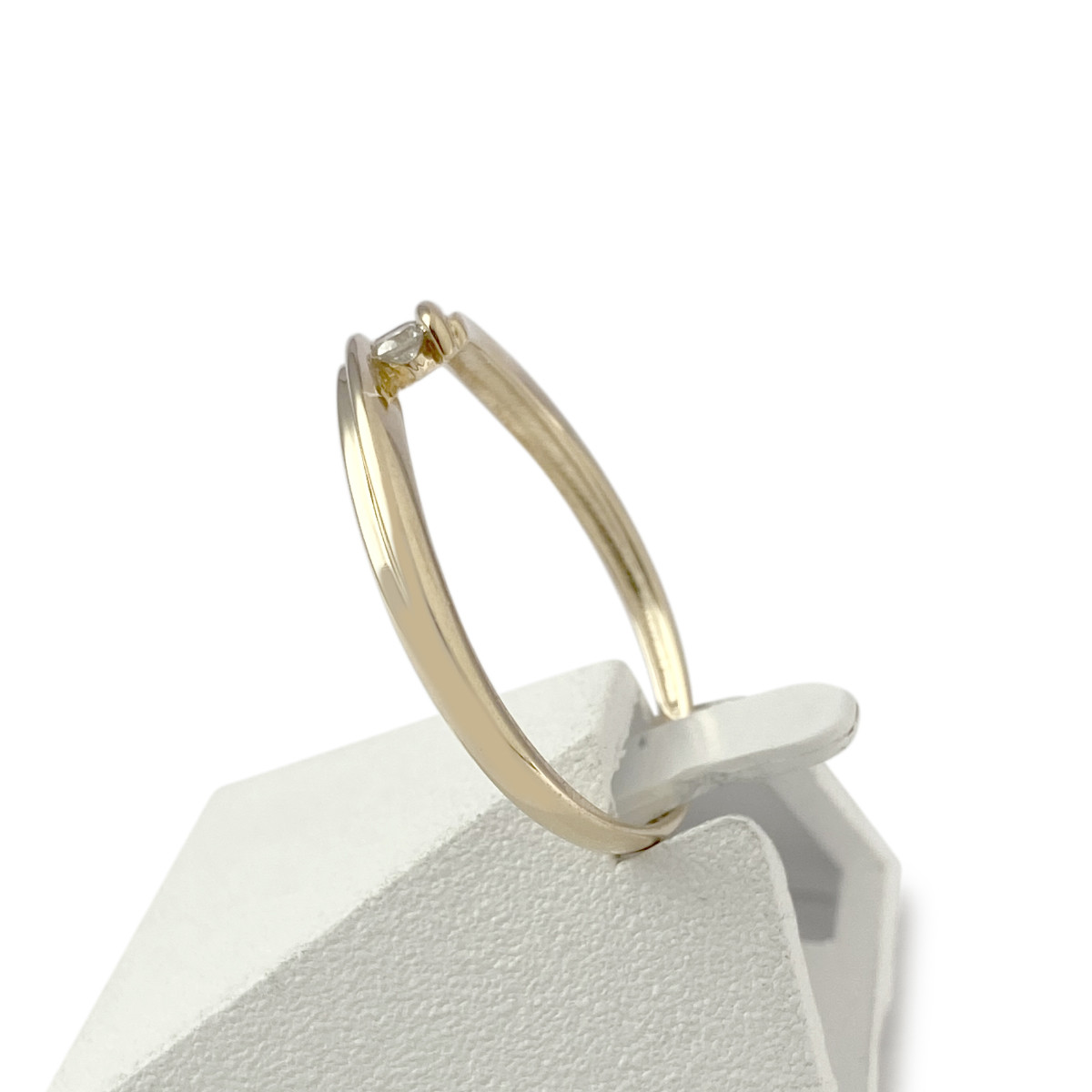 Bague d'occasion or 750 jaune diamants