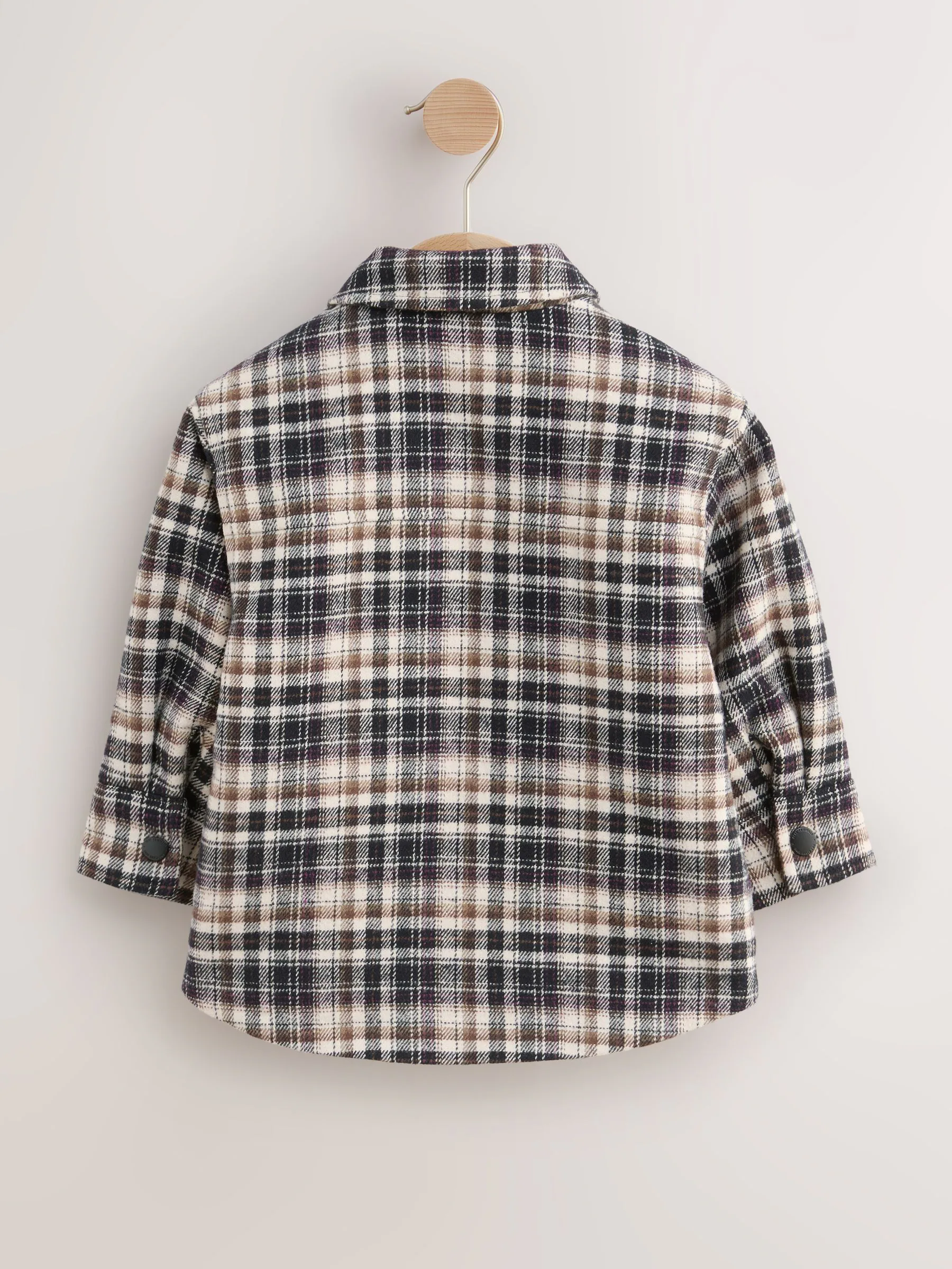 Mono Core - Geruite shacket met borgvoering (3mnd -7jr)