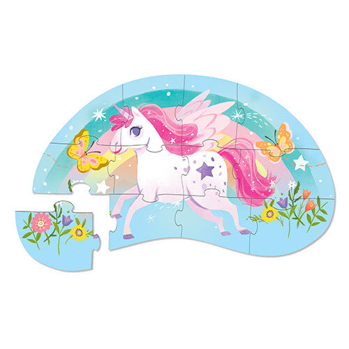 Crocodile creek mini puzzel - lieve eenhoorn - 12st