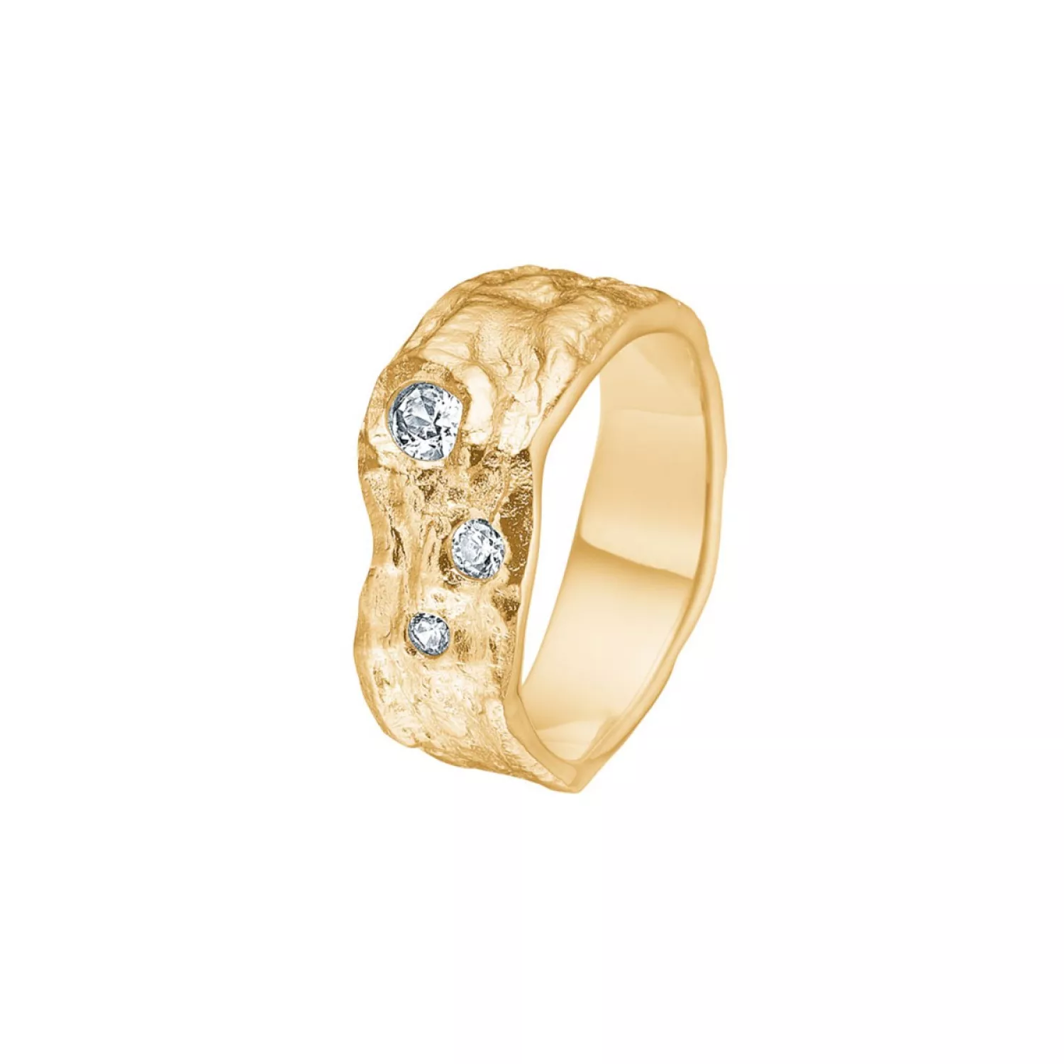 Schultz Jasmin Ring 18 kt. Forgyldt Sølv DU-719030