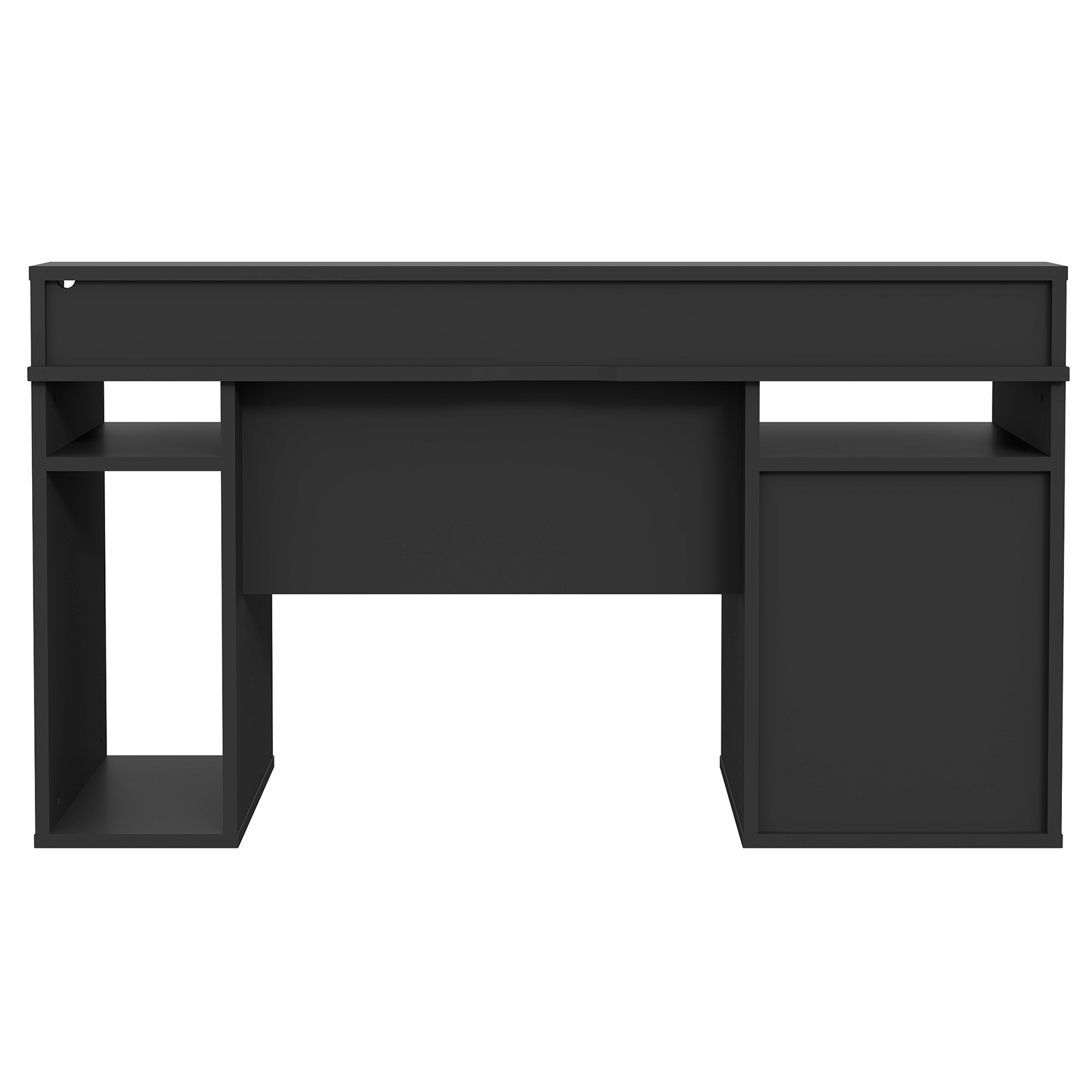 Gaming-Schreibtisch - schwarz-matt - 160 cm breit