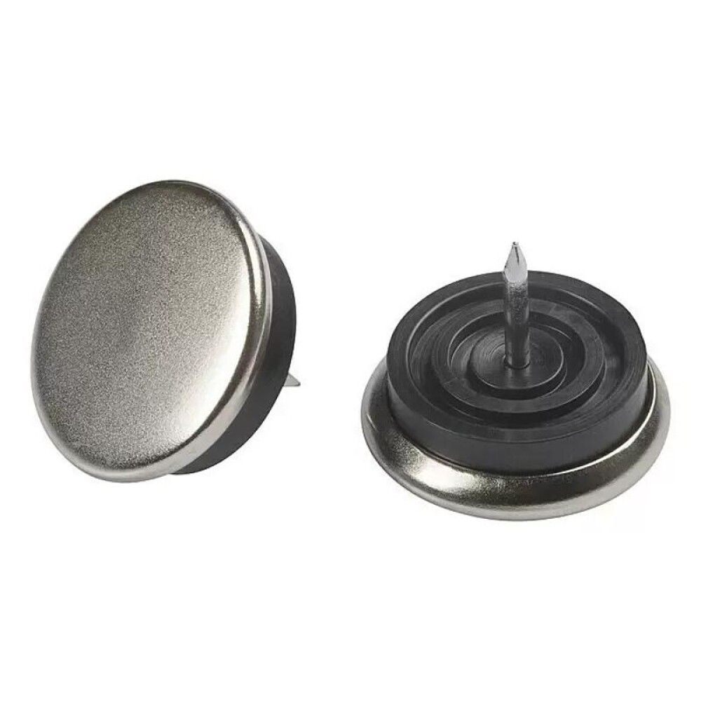 MØBELKNOTT STABILIT MED STIFT METALL 30MM 12 STK
