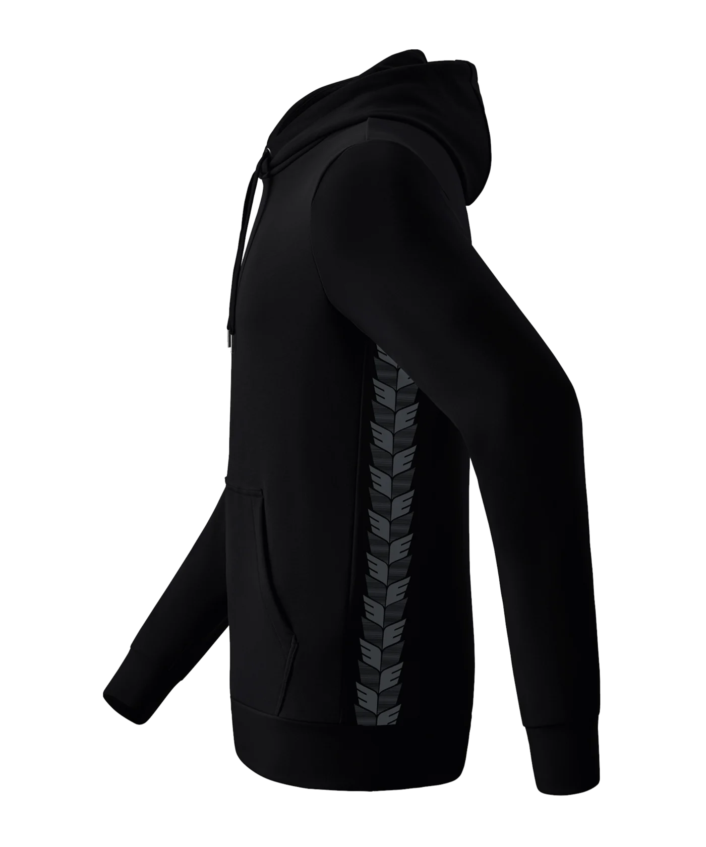 Erima Team Essential Hoody Schwarz Grau