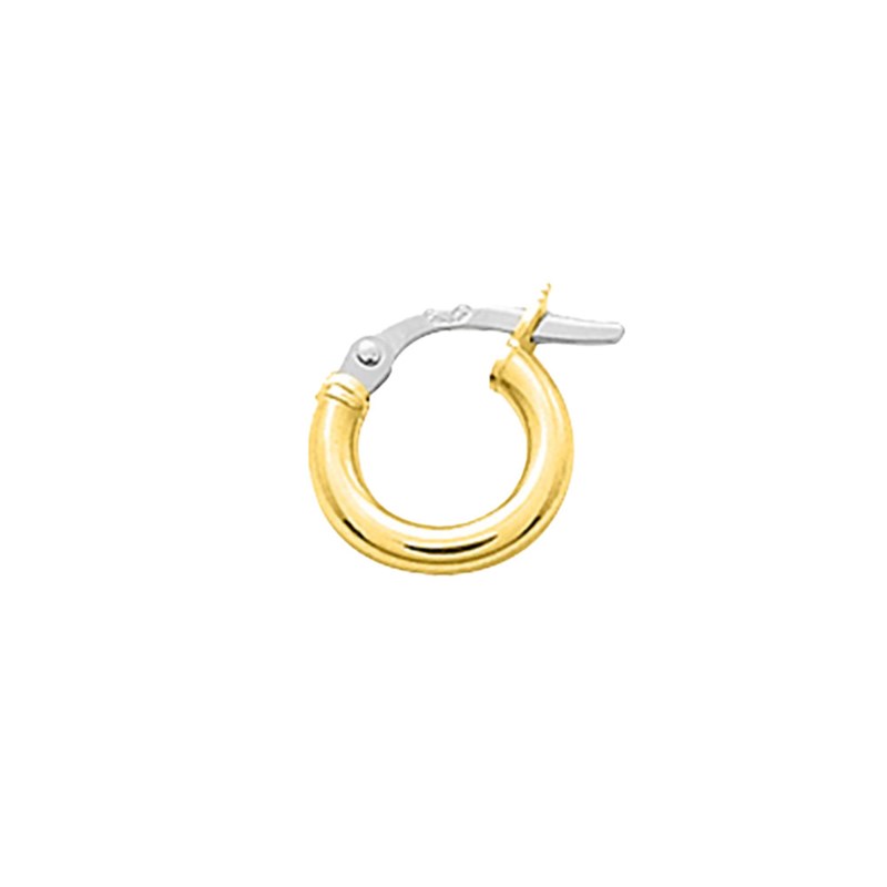 Créoles lisses Femme - Or 18 Carats - Diamètre 6mm