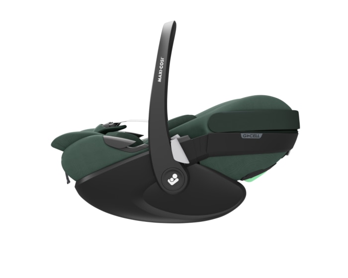 Pebble 360 Pro 0 - 15 M  40 - 87 cm  0 - 13 kg    Innovative SlideTech®-Technologie |    Flache Liegeposition |    Easy-in-Gurt |    G-CELL Seitenaufprallschutz |    FlexiSpin-Drehung mit nur einer Hand |