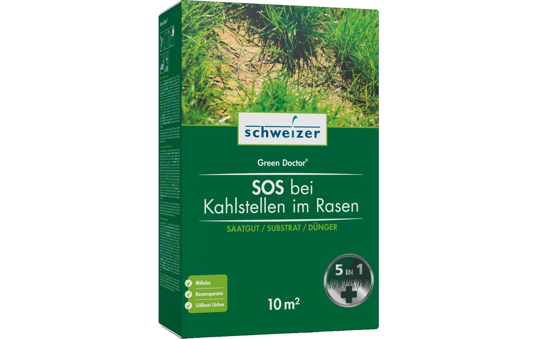 Substrat Green Doctor, 1.5 kgSOS bei Kahlstellen im Rasen