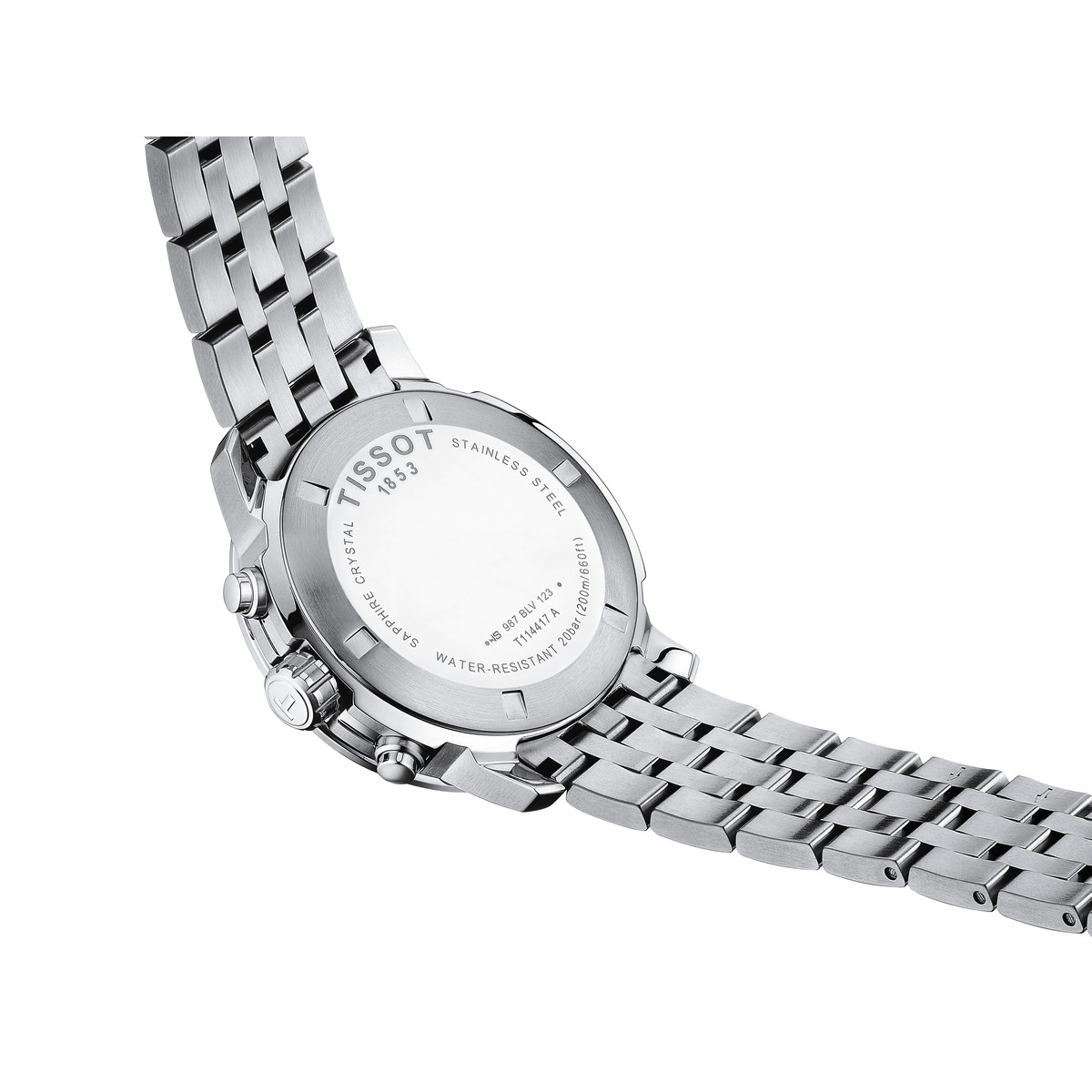 Montre TISSOT T-sport homme bracelet acier inoxydable gris