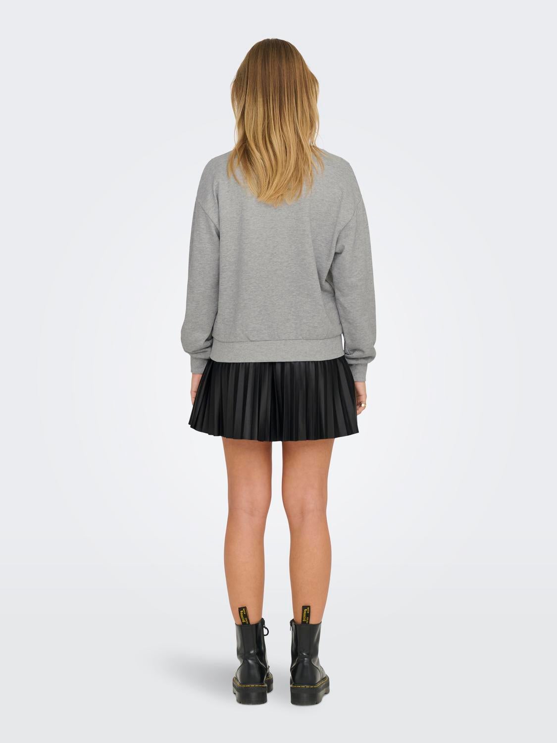 JDYEBBA Sweatshirt Light Grey Melange