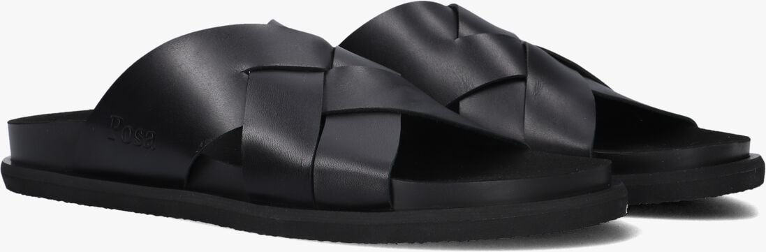 zwarte posa slippers sea-slide misto