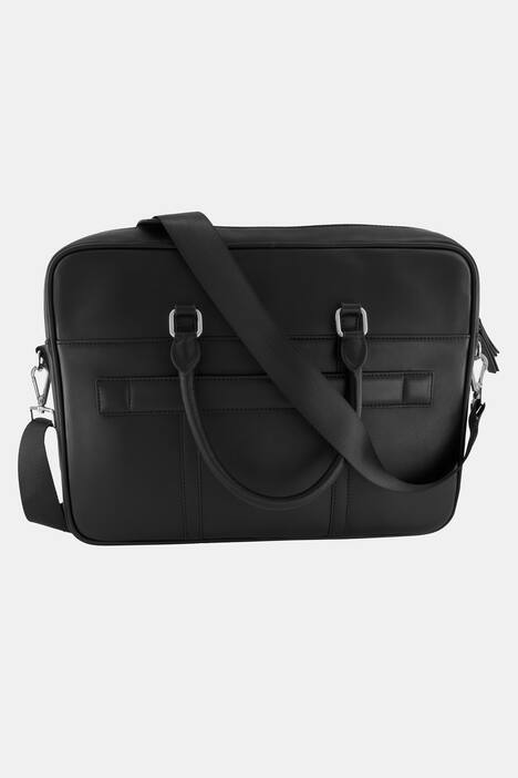 JP 1880 Leder-Laptoptasche, Leder, Rindlseder, One Size, schwarz | Ulla Popken