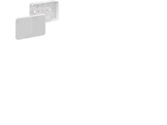 Forgreningsdåse 2,5 mm², 2K-16-L/W 130x85x37 mm med 19 membrander IP55halogenfri thermoplast, farve hvid