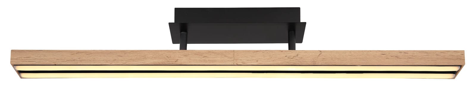 DORO Deckenlampe schwarz 416080WD6, B/H/T: 81,5 x 14 x 7,5 cm, Metall, Kunststoff