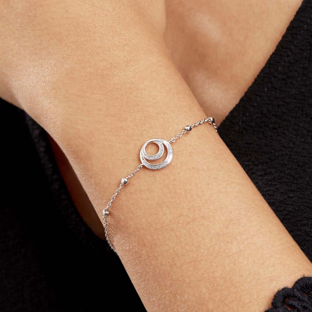 Bracelet Argent Rhodié Vibien Glitter