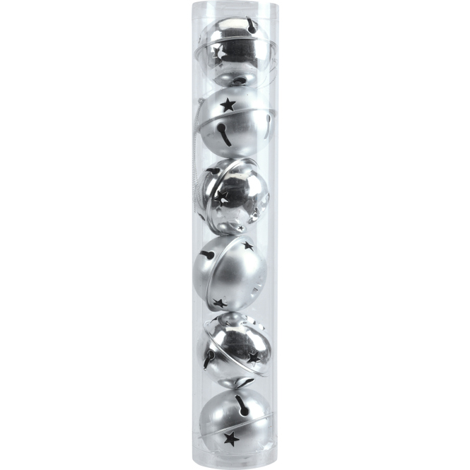 Streudeko - Glöckchen - Ø = 4 cm - 6 Stück - 1 Set