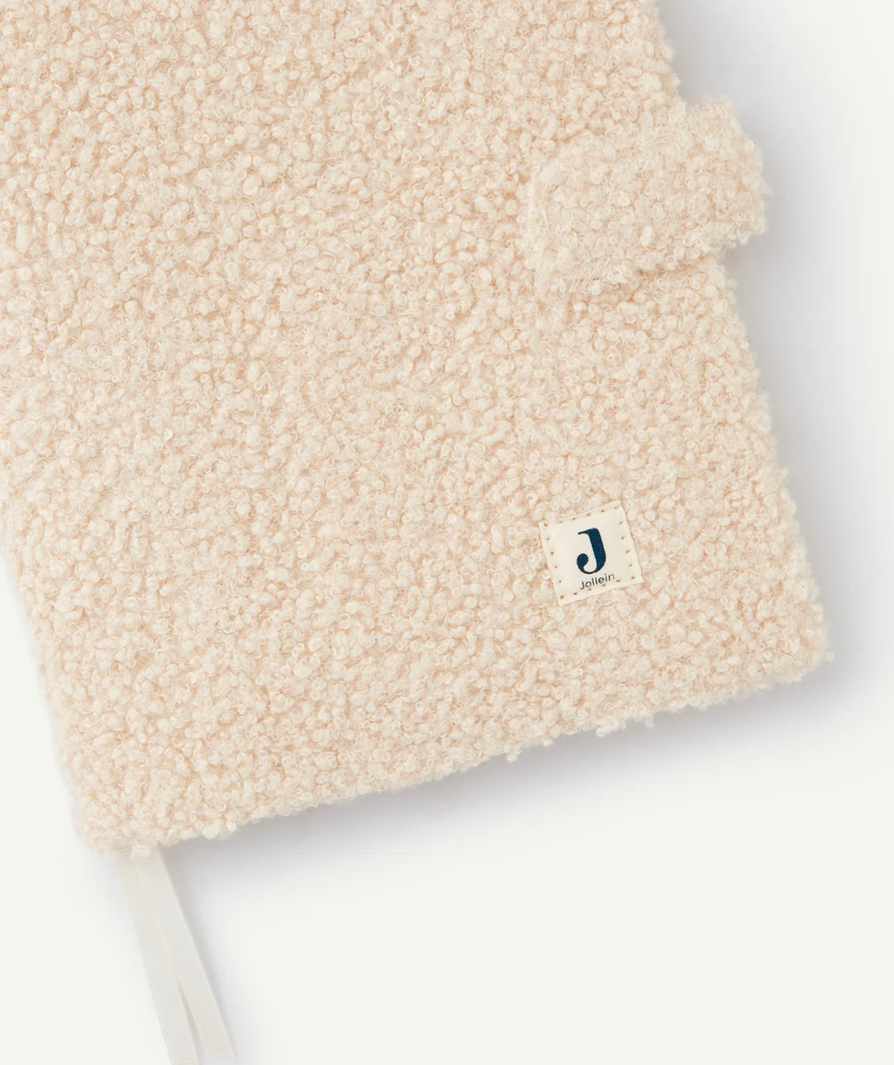 JOLLEINPROTÈGE CARNET DE SANTÉ 23x17 CM EN BOUCLETTES NATUREL