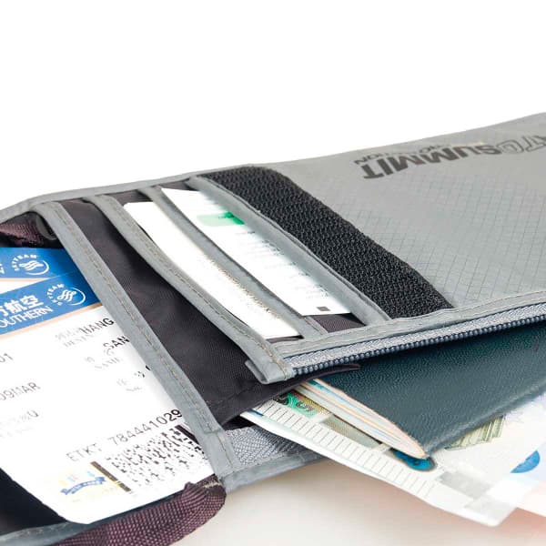 Bagagerie de voyage SEA TO SUMMIT NECK WALLET RFID GREY