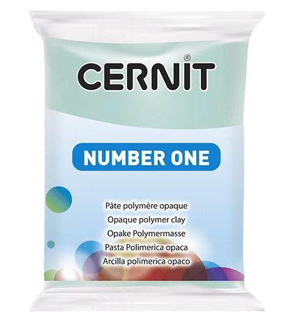 Cernit Polymer Ler - Number One - Mint Grøn