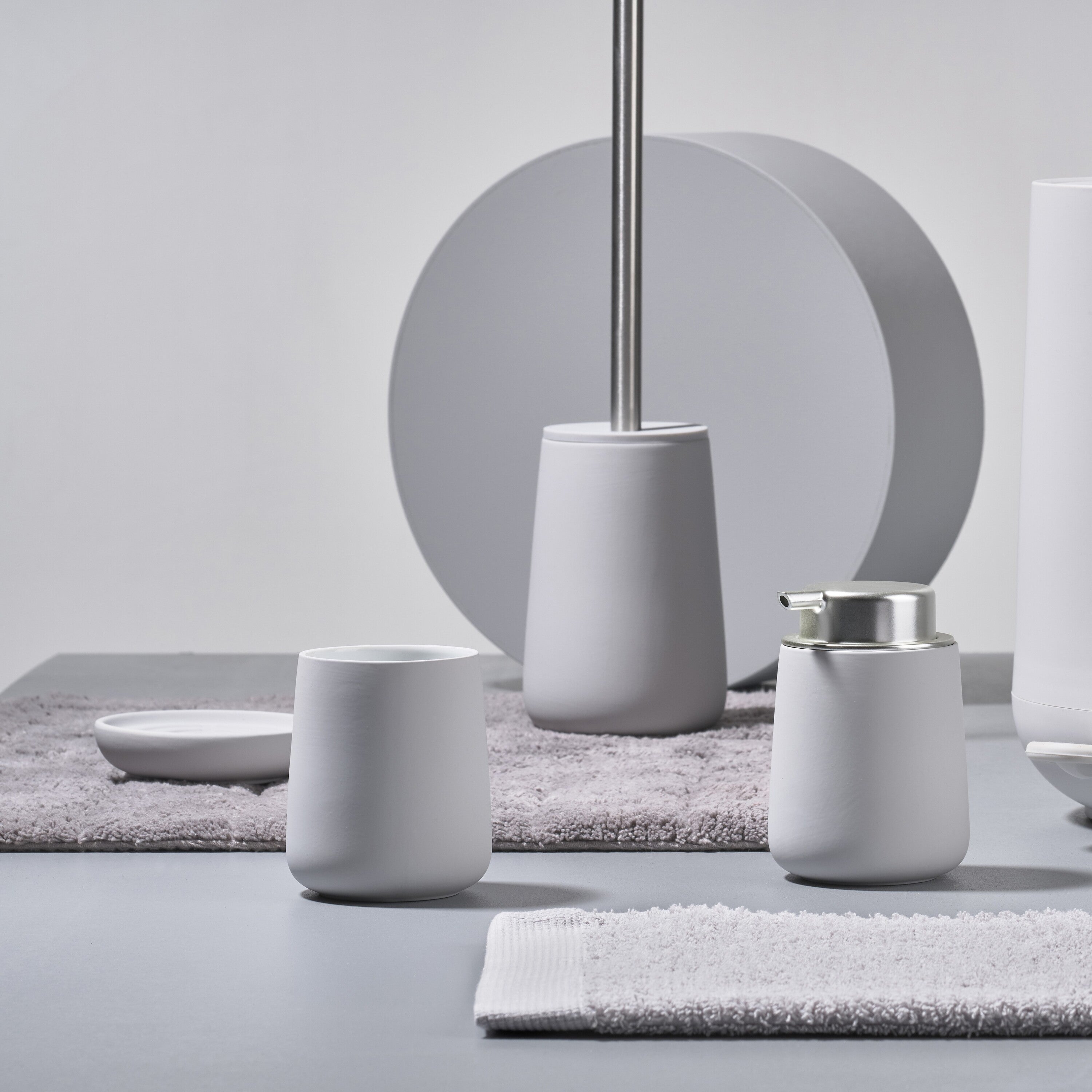 Zone Denmark Nova Toiletborstel met Houder - Wit