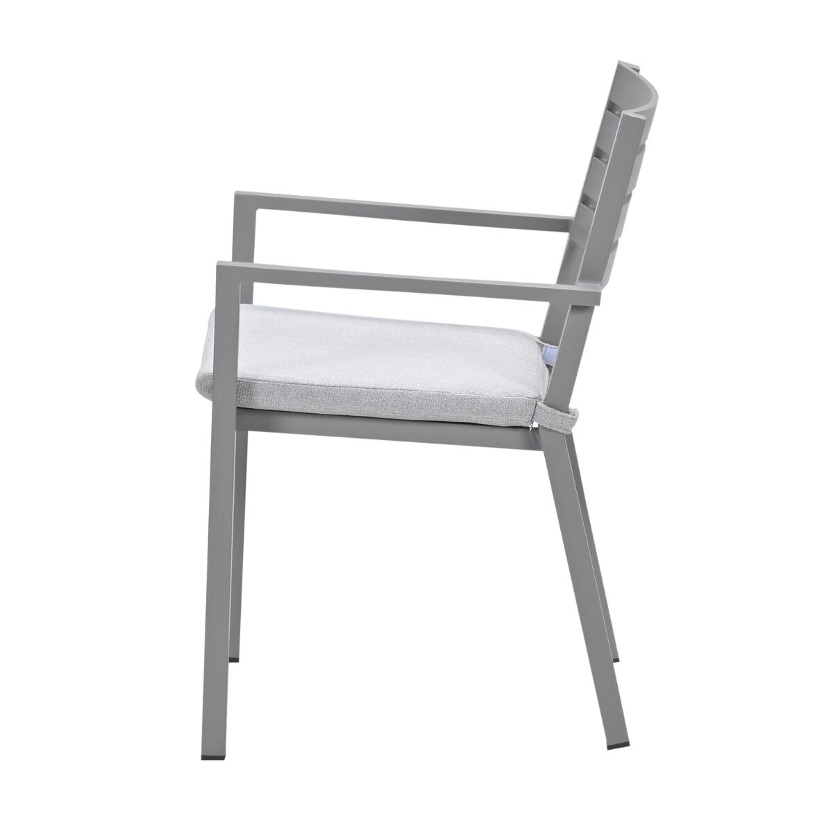 Oklahoma aluminium dining tuinstoel - taupe - valley sand