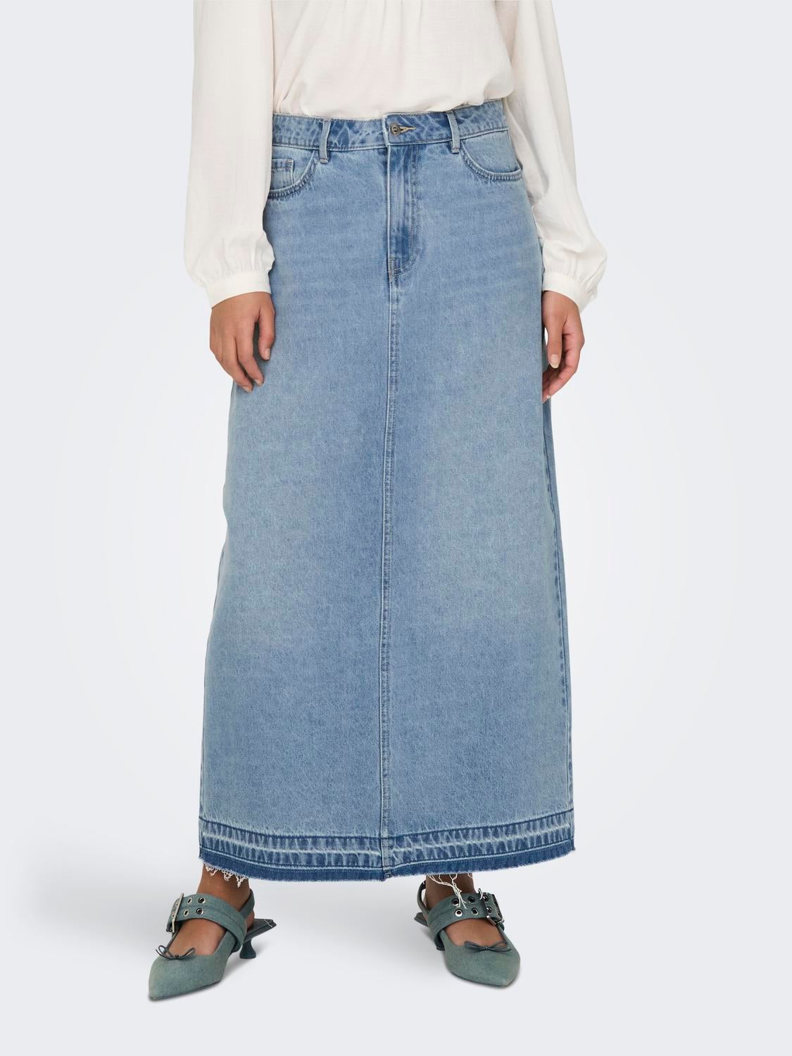 JDYBELLA Jeansrock Light Blue Denim