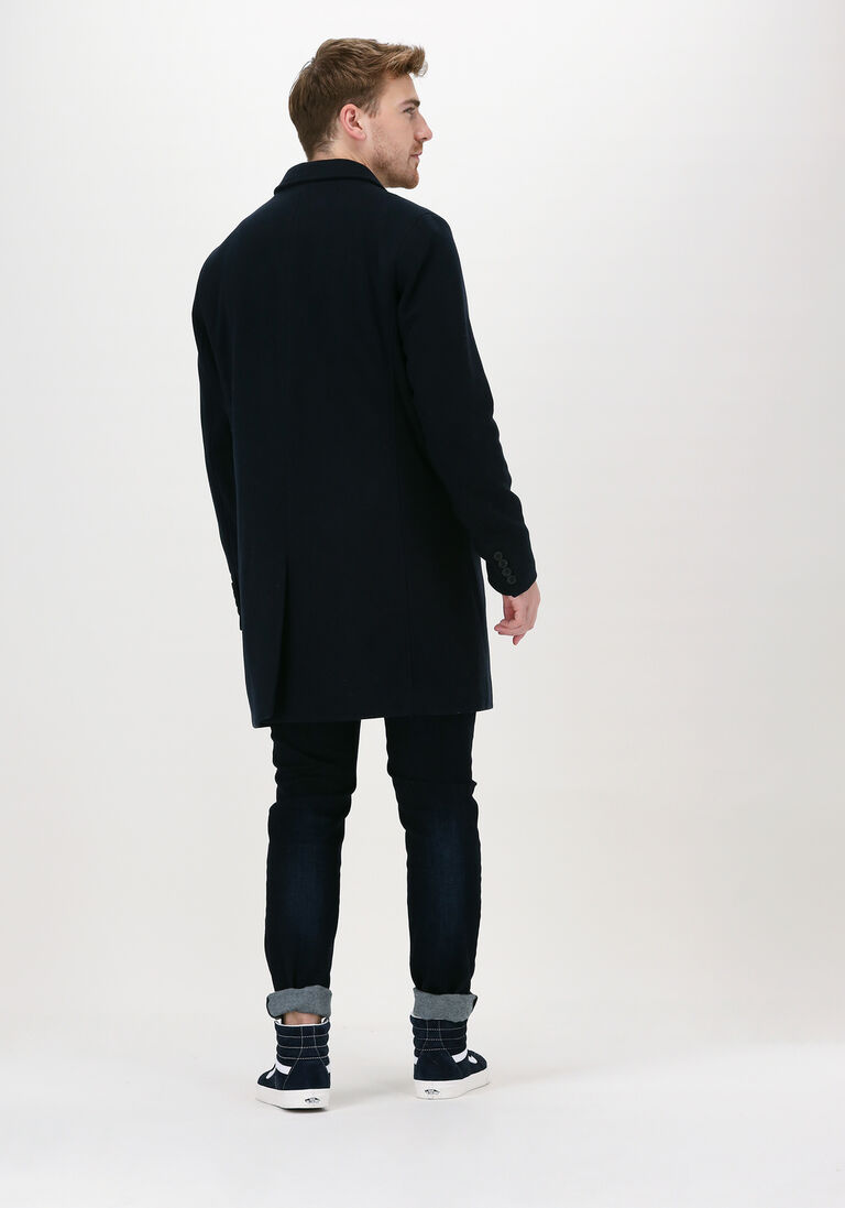 SELECTED HOMME donkerblauwe selected homme mantel hagen w coat b dark