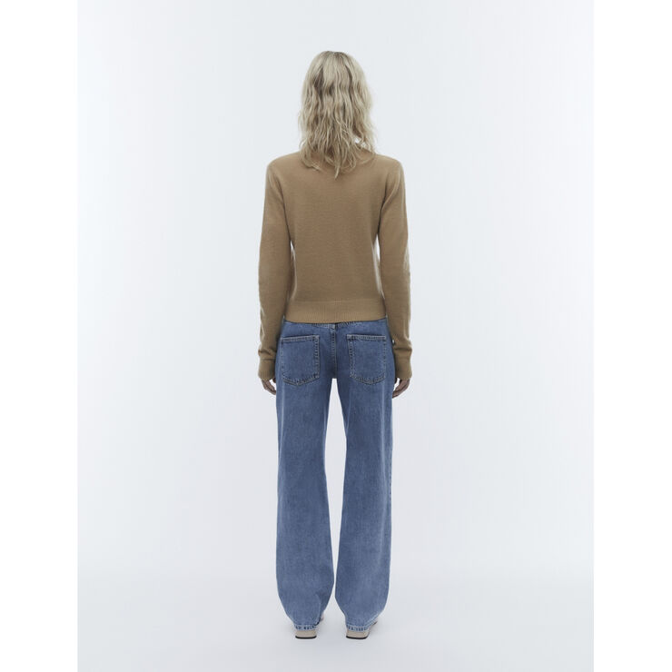 2NDDAY 2ND Raideret TT - Classic Denim Light blue
