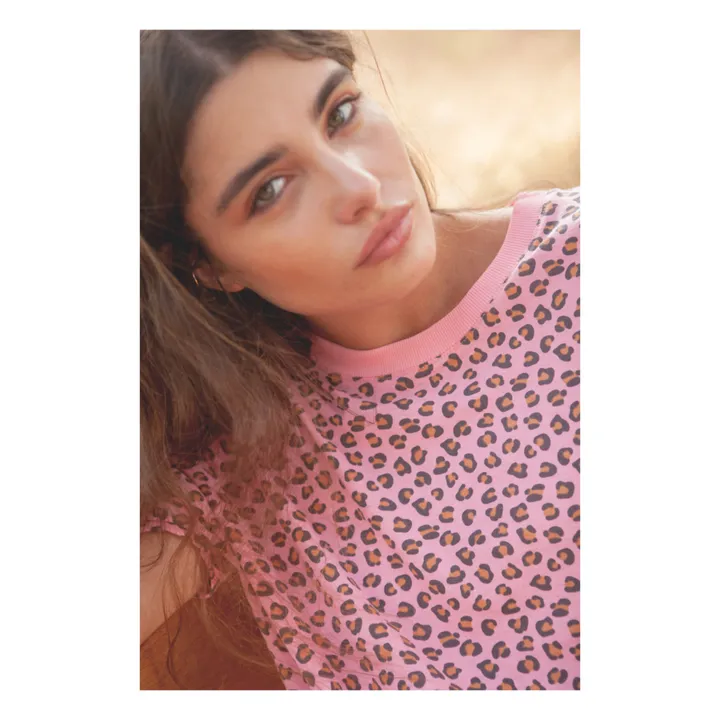 Marlot Paris T-Shirt Coton Bio Jil - Collection Femme | Léopard