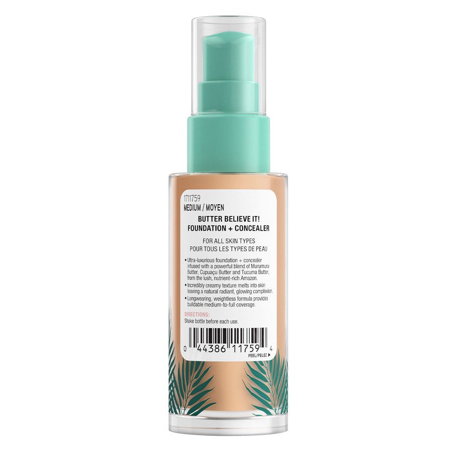 Physicians Formula Butter Foundation + Concealer Medium 30ml