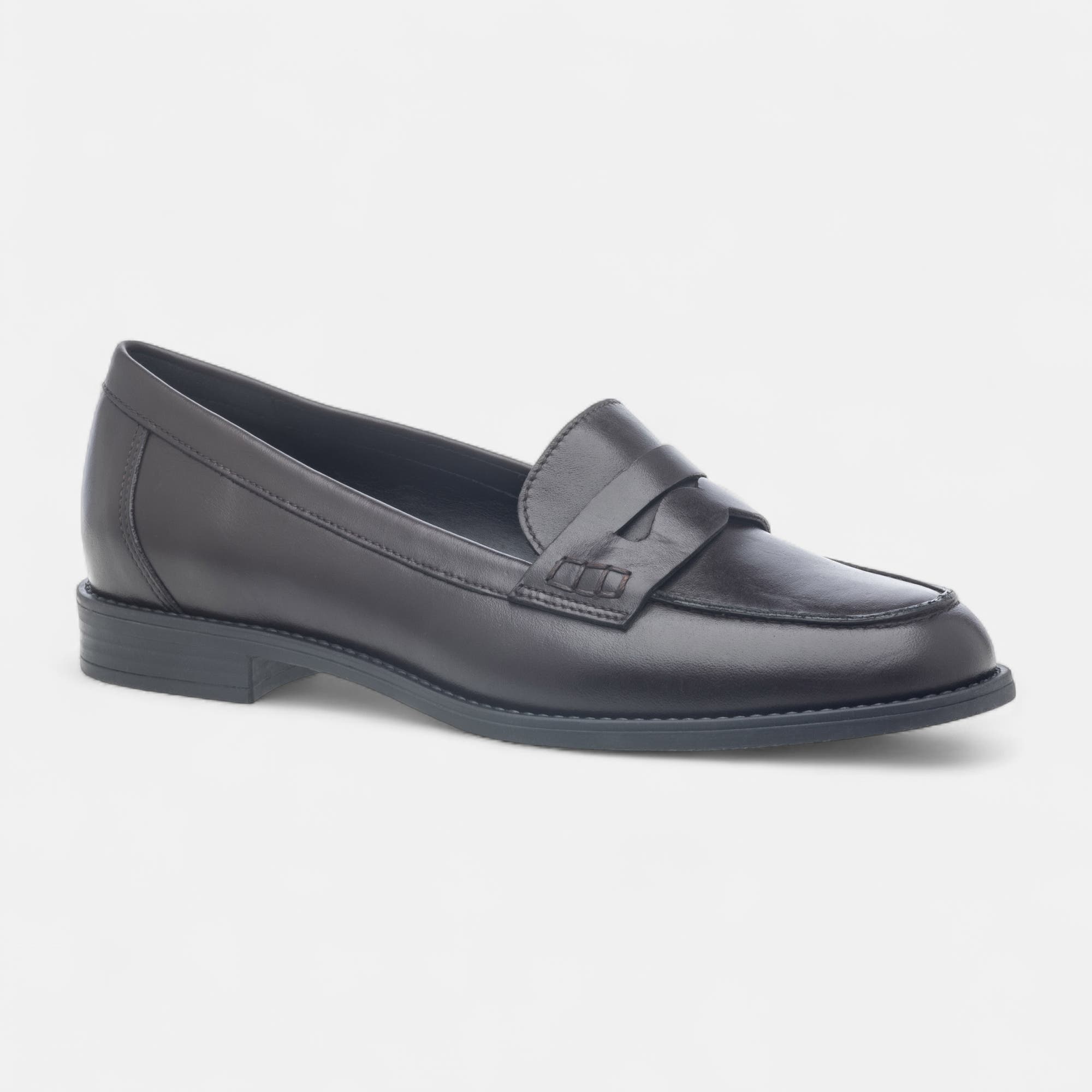 Mocassins Femme en cuir marron