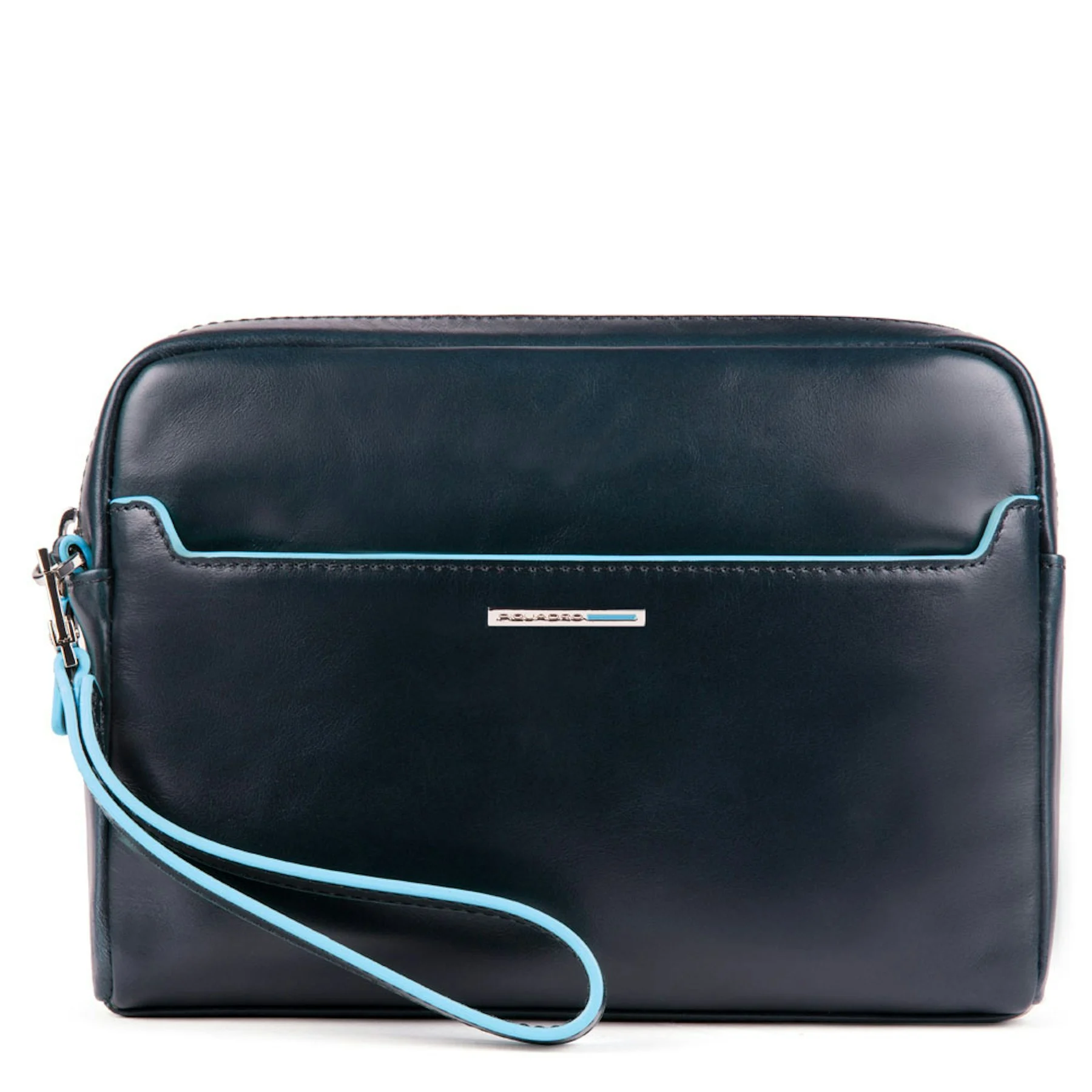 Pochette en cuir | Bleu