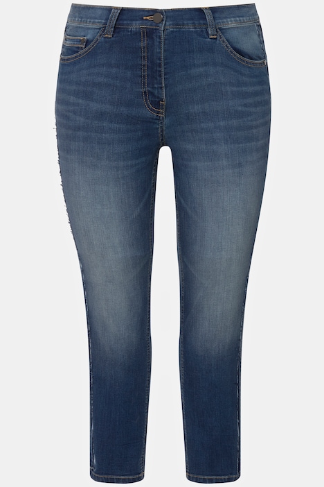 Jeans Sarah, schmales Bein, High Waist, recycelt